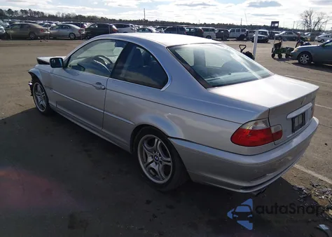 2002 BMW 330Ci из США, поврежденный, VIN WBABN53402PH01833